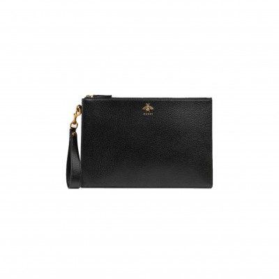 GUCCI ANIMALIER SERIES COW LEATHER CLUTCH 523684 (30.5*21*1.5cm)